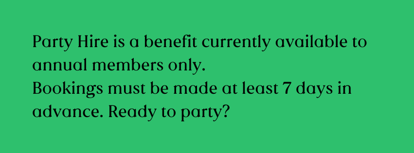 Party Hire Blurb